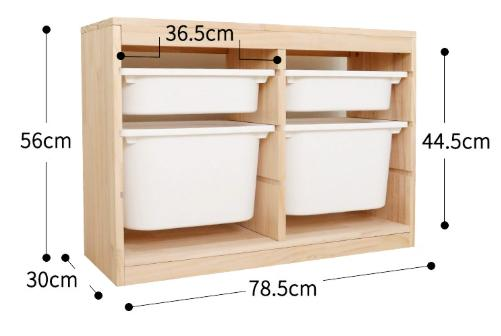 Toy storage with bins 9