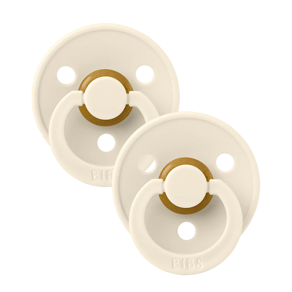BIBS COLOUR 0-6 M IVORY/IVORY
