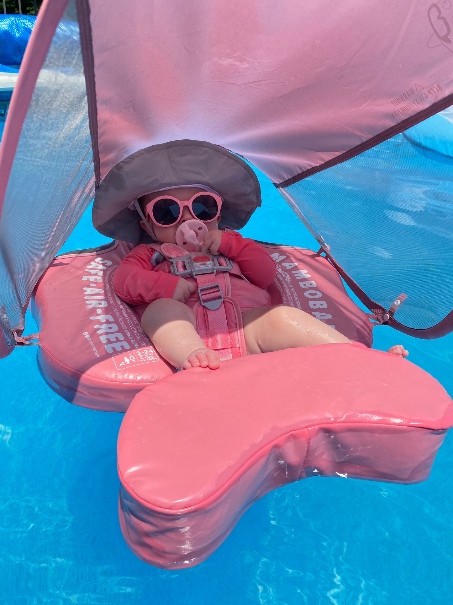 Mambobaby Float Deluxe with Canopy and Tail