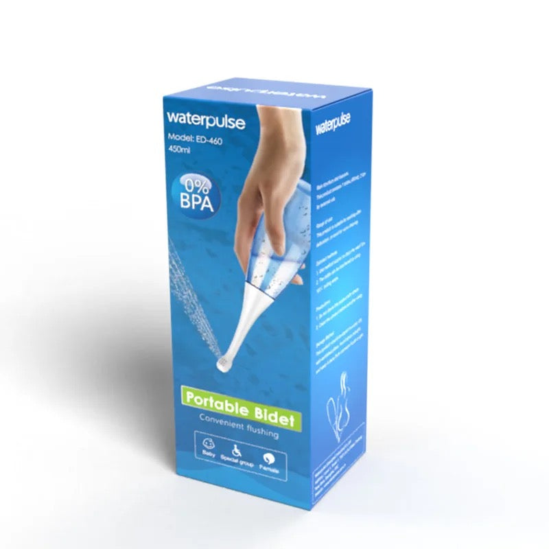 Waterpulse Portable Bidet - Perineal Bottle - Peri Bottle Pink 450ml